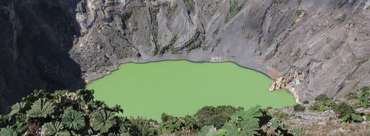 Le cratere du volcan Irazu