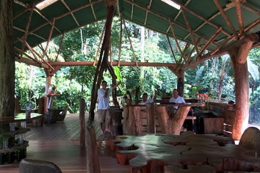 Intérieur de la péninsule Danta Lodge, restaurant.