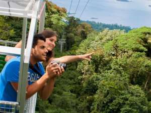 Telepherique de la jungle ou Sky Tram au volcan Arenal, Costa Rica