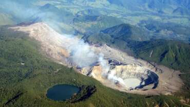 Le volcan Poas zone protégée, Costa Rica