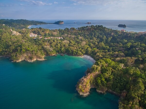 Hôtel Shana Manuel Antonio. Vue du ciel. Séjour Costa Rica. Partir au Costa Rica