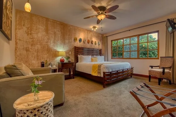 Chambre a l'hotel Buena Vista au Costa Rica. Voyage sur mesure au Costa Rica