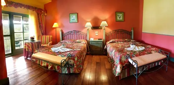 Hotel Casa Turire chambre standard. Voyage au Costa Rica sur mesure