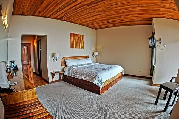 Chambre a l'hotel El Establo de Monteverde. Sejour en famille sur mesure au Costa Rica