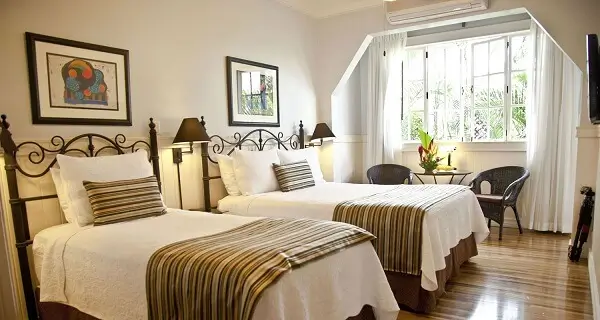 Chambre a l'hotel Grano de Oro a San Jose Costa Rica. Partir au Costa Rica