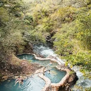 eaux thermales a l'Hacienda Guachipelin, Rincon de la Vieja, Costa Rica
