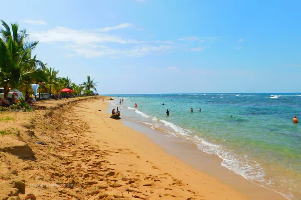 Playa Manzanillo, cote Caraibe