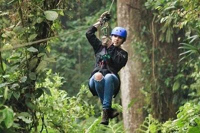 Tyroliennes au Costa Rica. Sejour au Costa Rica
