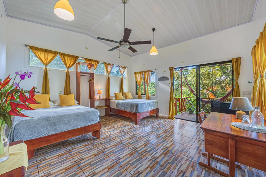Caletas de Drake, peninsule de Osa. Chambre Rana