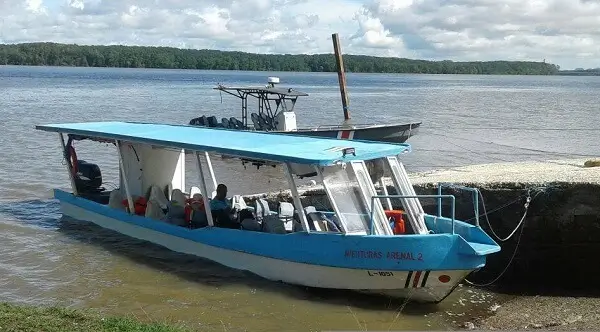 bateau au parc national Palo Verde